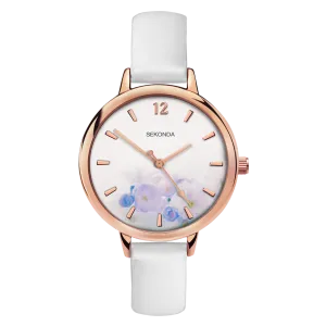 Sekonda Editions Women's White Strap Watch