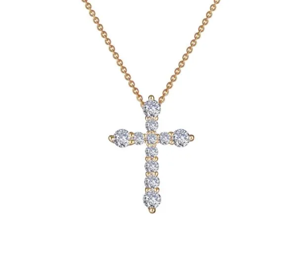 0.67 CTW Cross Pendant Necklace