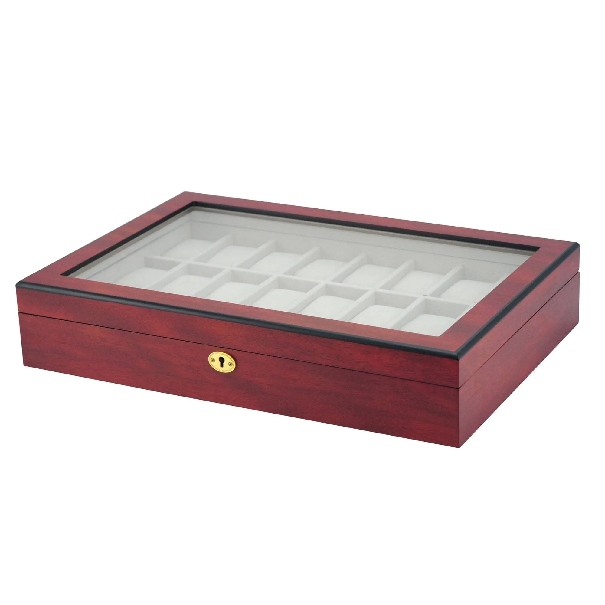 24 Slots Wooden Watch Box