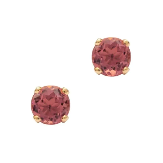 3.5mm Birthstone 14K Gold Earring Studs