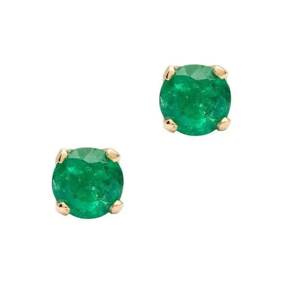 3.5mm Birthstone 14K Gold Earring Studs