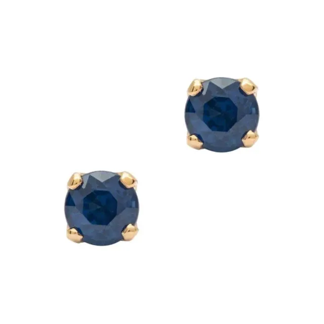 3.5mm Birthstone 14K Gold Earring Studs