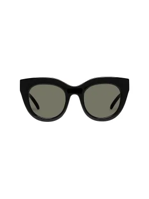 Air Heart Sunnies in Black/Gold