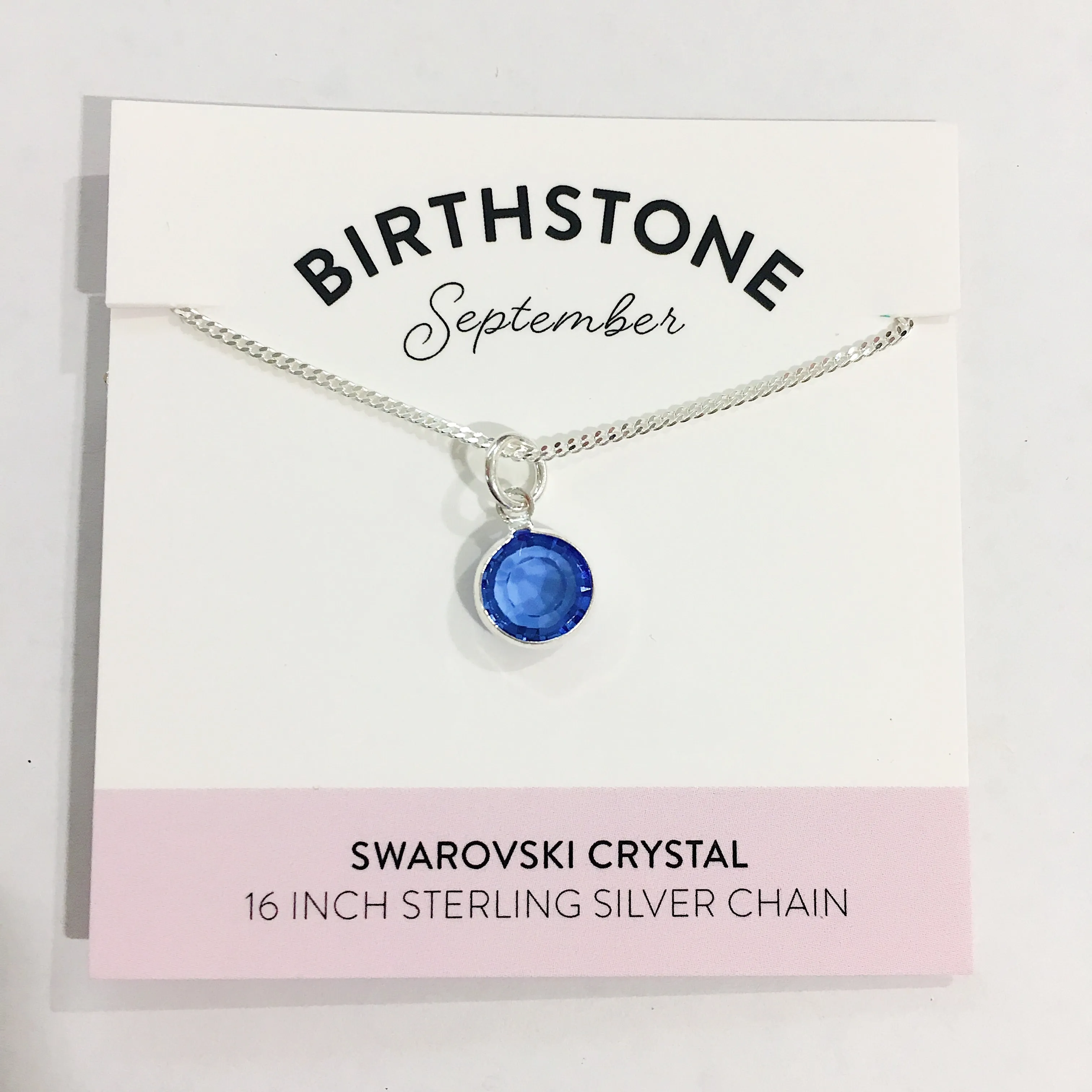 Bec Platt Designs Birth Stone Necklaces - Silver Various