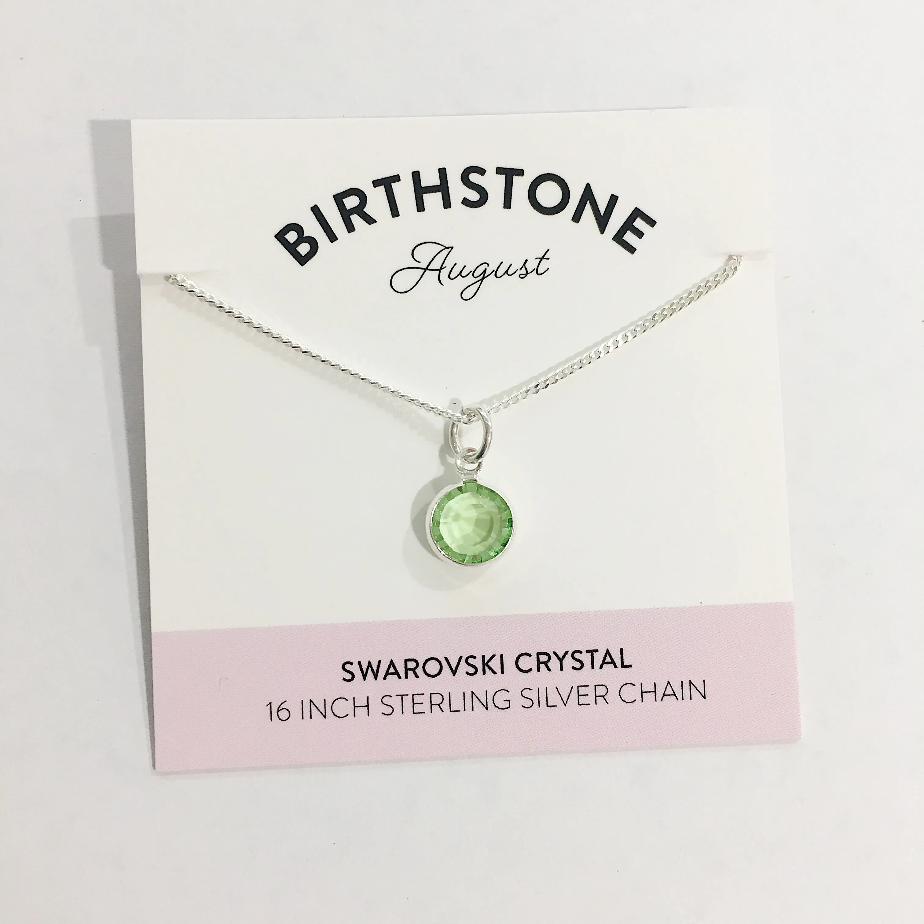 Bec Platt Designs Birth Stone Necklaces - Silver Various