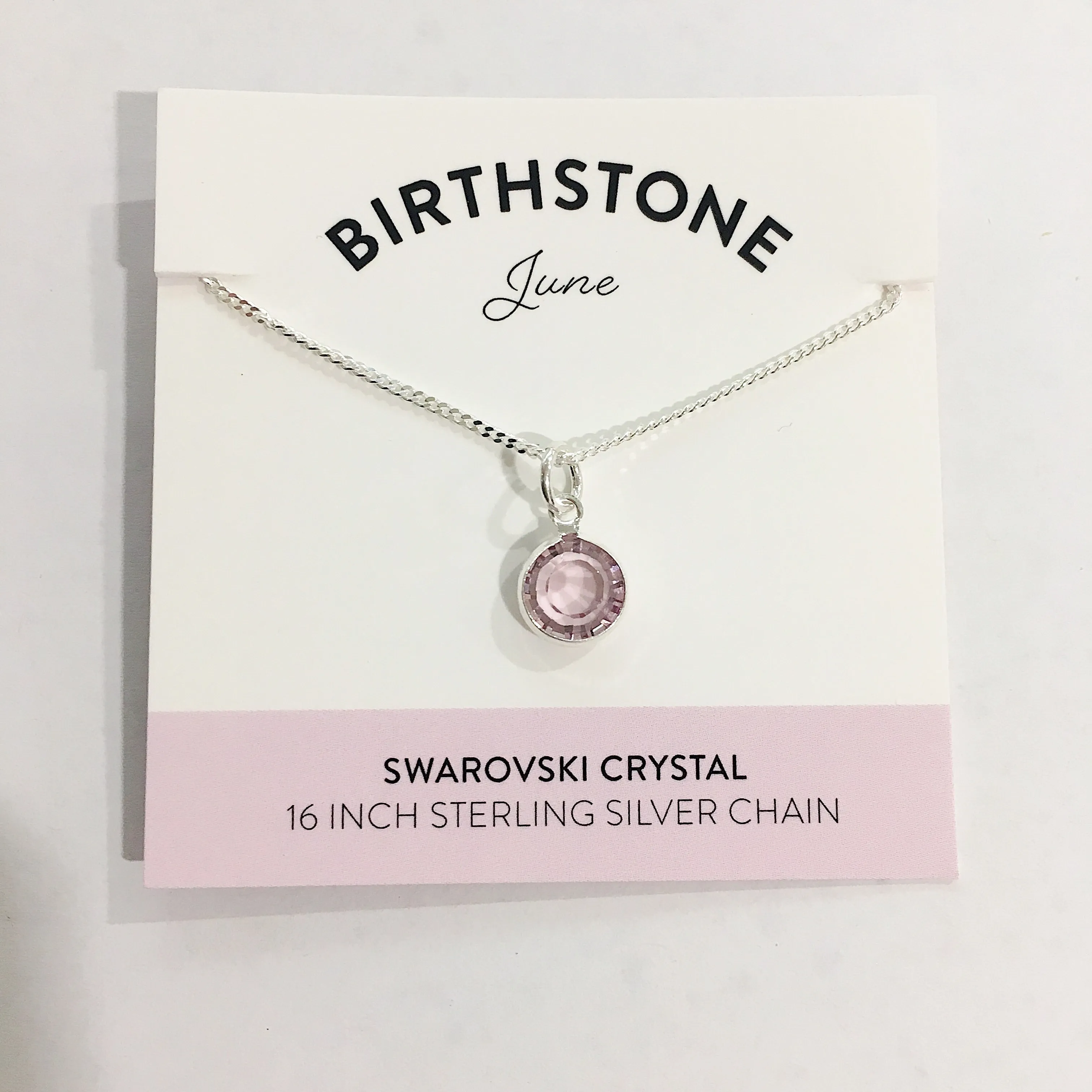 Bec Platt Designs Birth Stone Necklaces - Silver Various