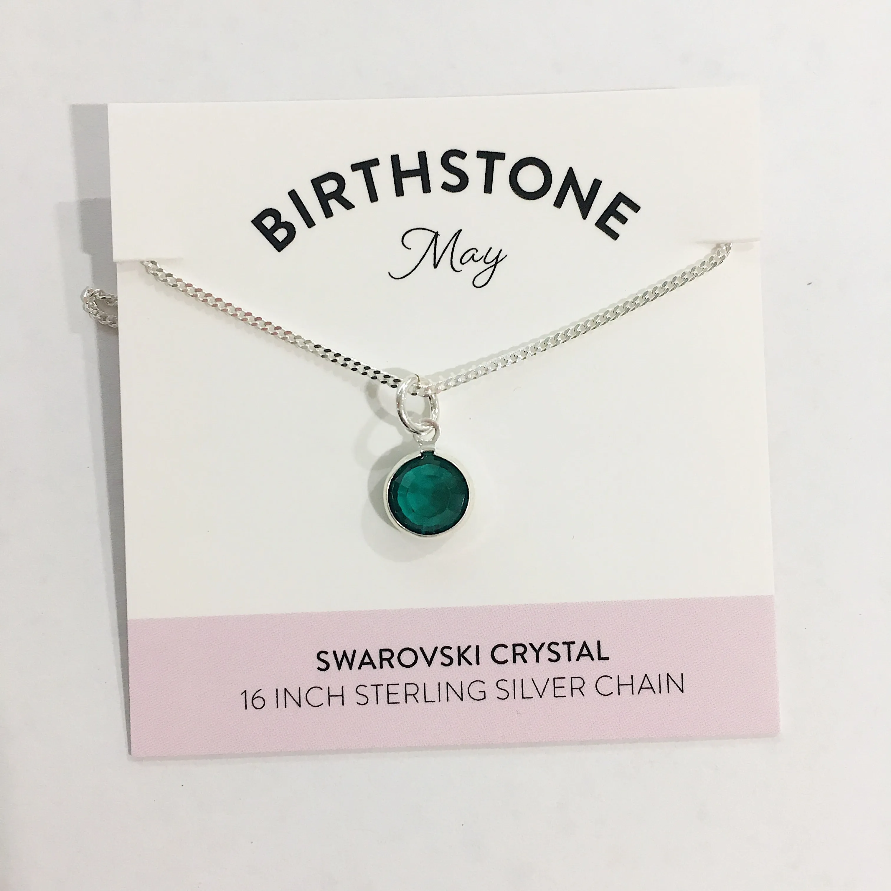 Bec Platt Designs Birth Stone Necklaces - Silver Various