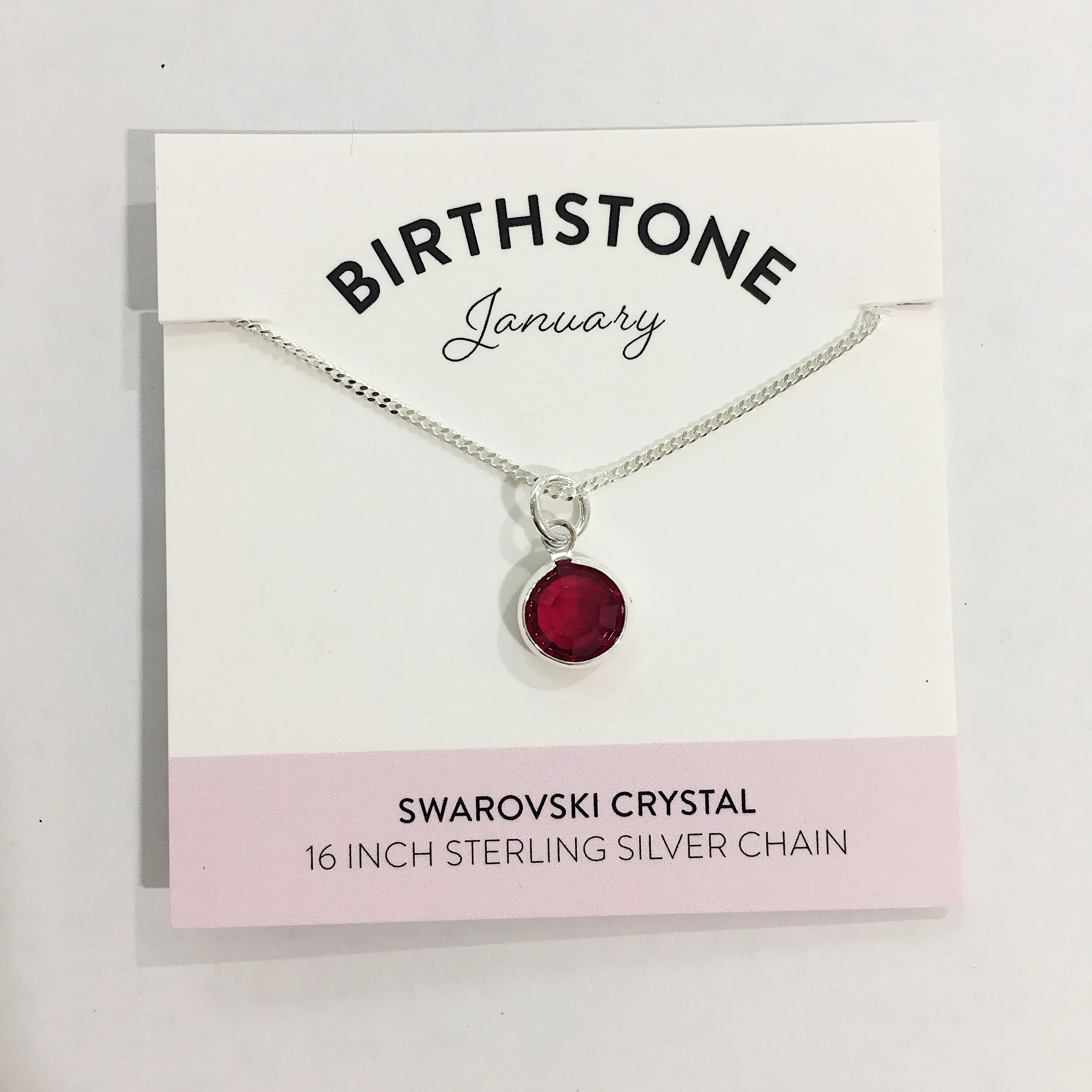 Bec Platt Designs Birth Stone Necklaces - Silver Various