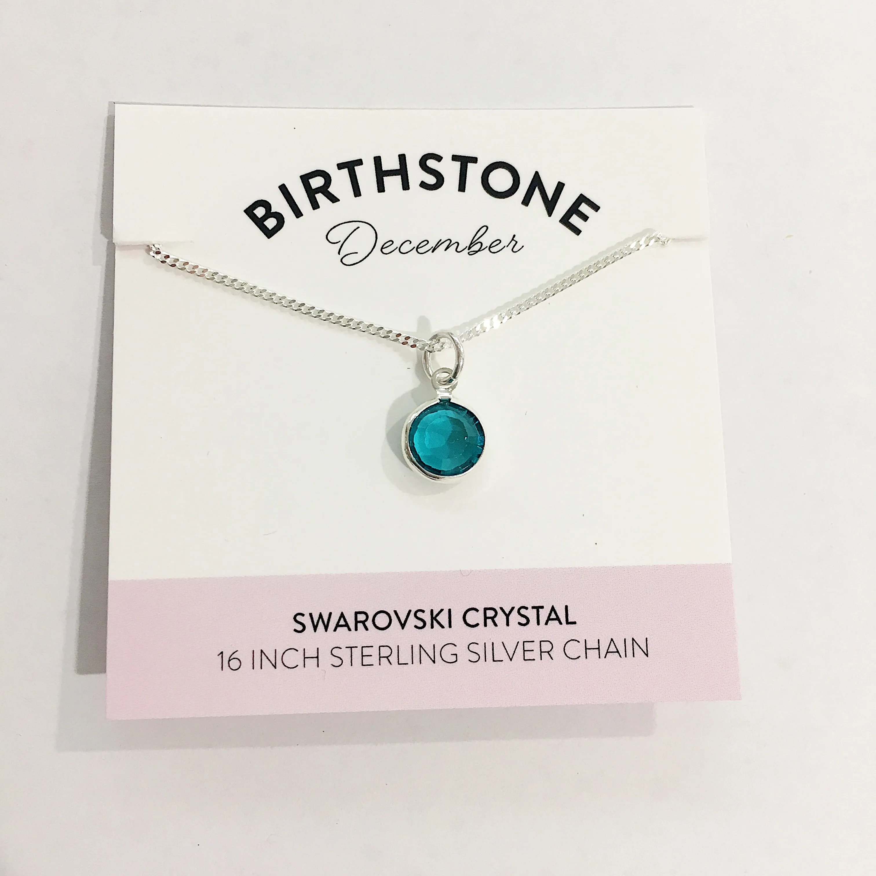 Bec Platt Designs Birth Stone Necklaces - Silver Various