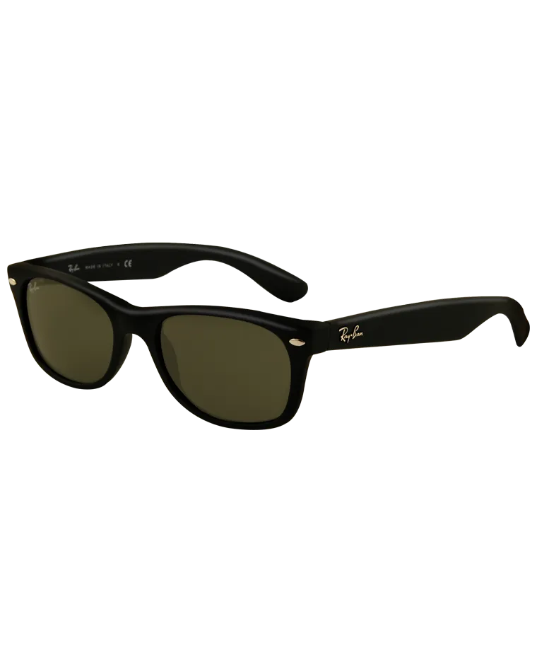 Black New Wayfarer Sunglasses in Black