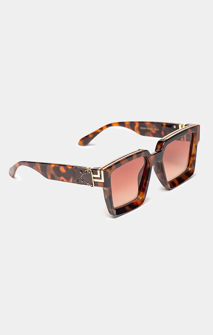 Brown Fashionista Sunglasses