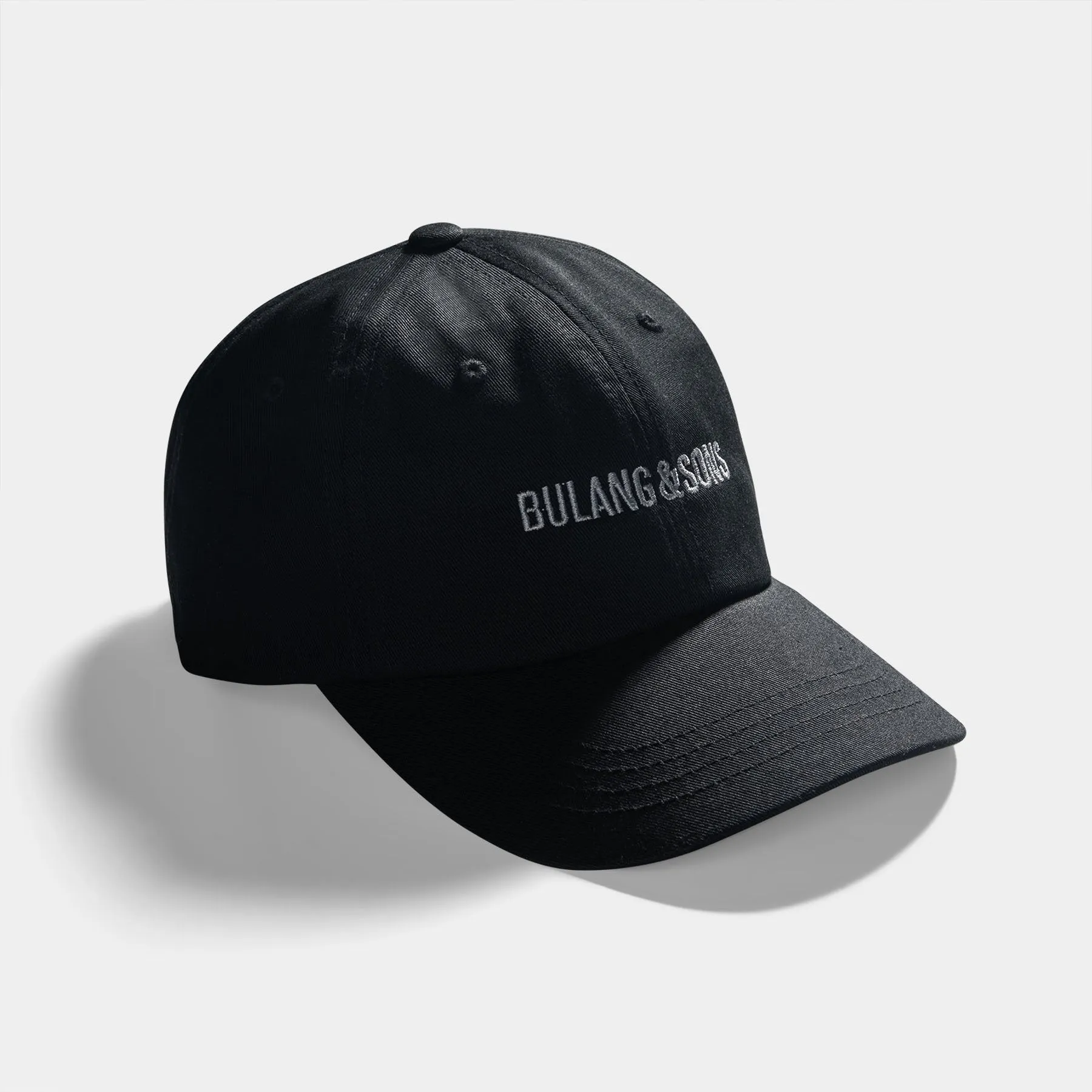 Bulang and Sons Black Cotton Vintage Ballcap