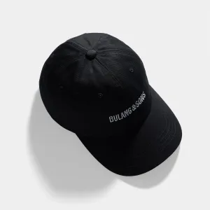 Bulang and Sons Black Cotton Vintage Ballcap