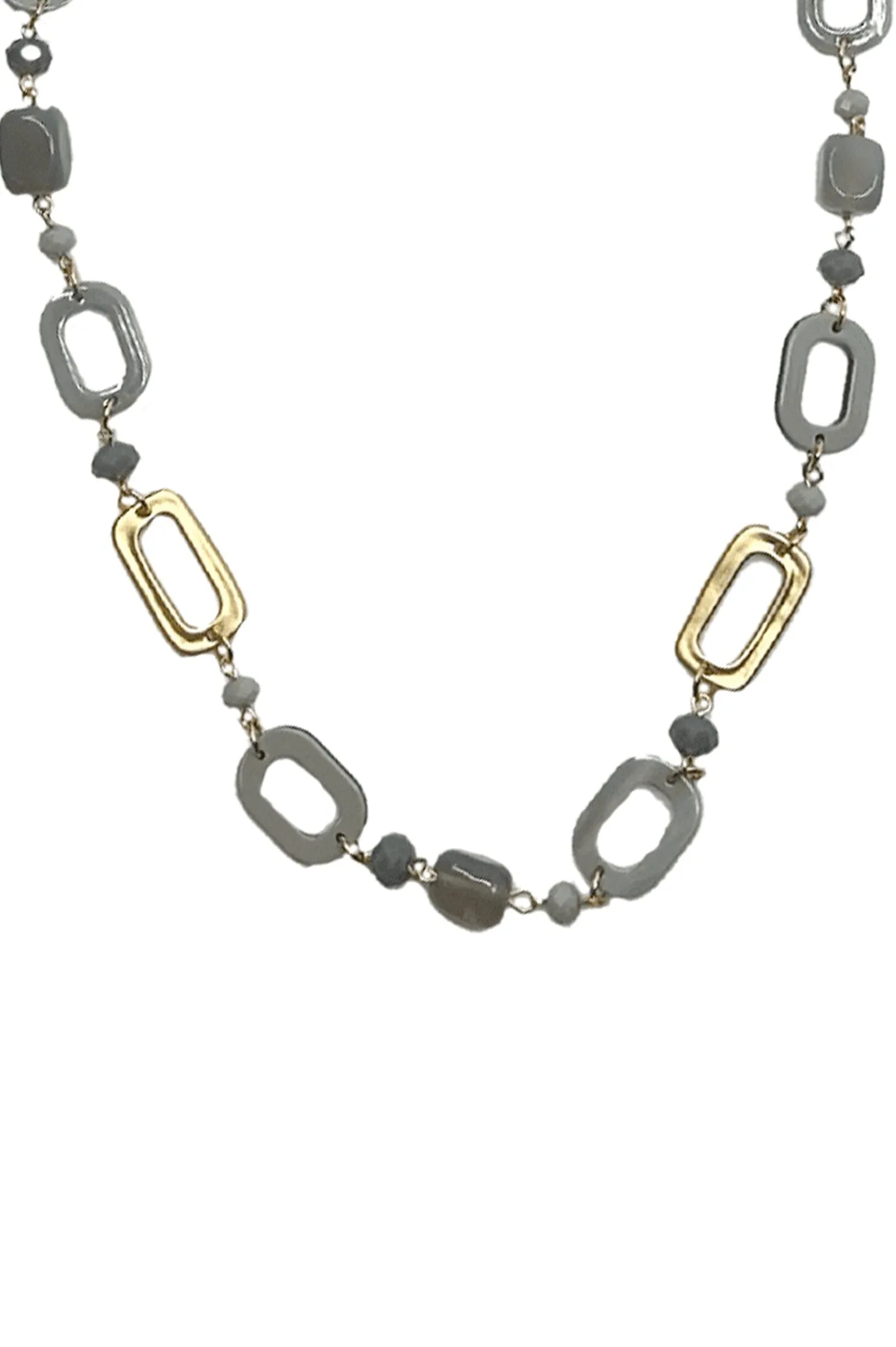 Callie Necklace Grey