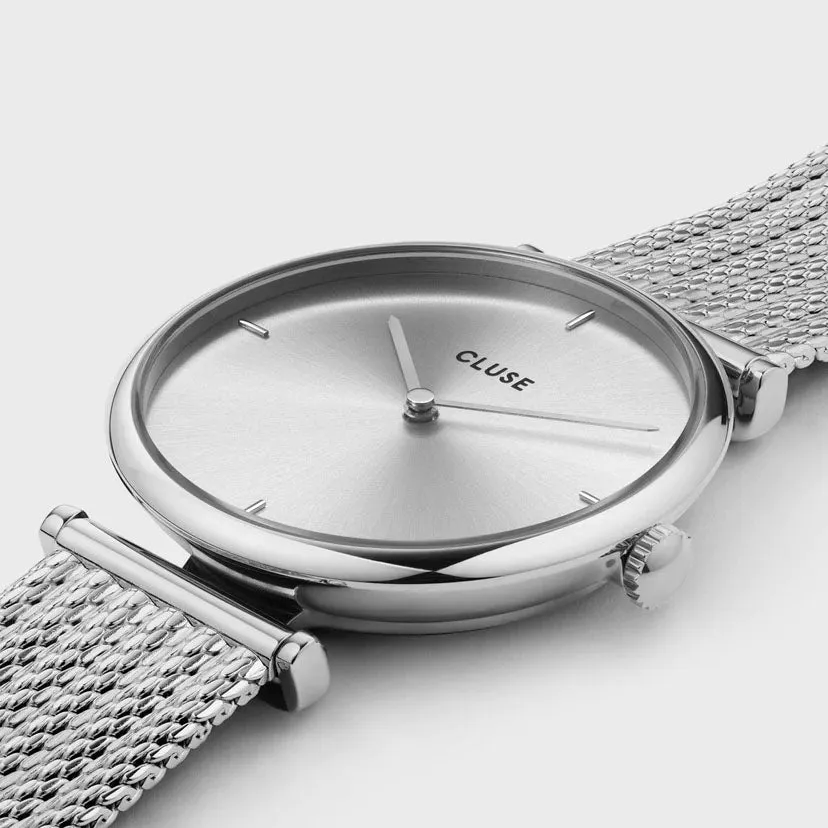 CLU Watch Triomphe Mesh Full Silver