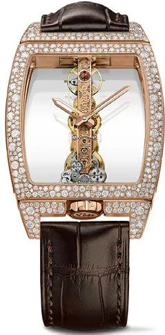 CRM Watch Golden Bridge Men Snow Diamond