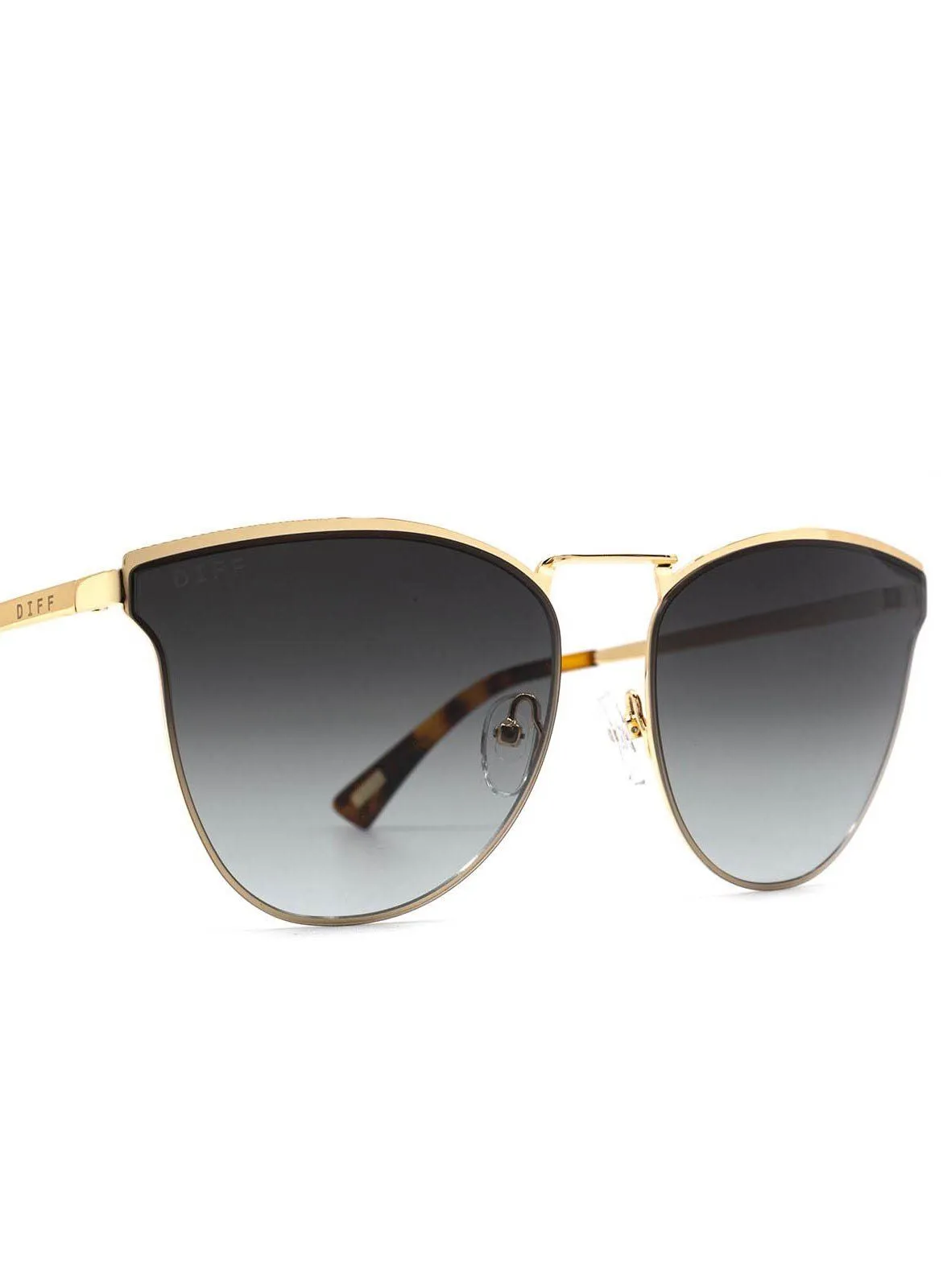 DIFF Eyewear - Sadie - Gold Grey Gradient