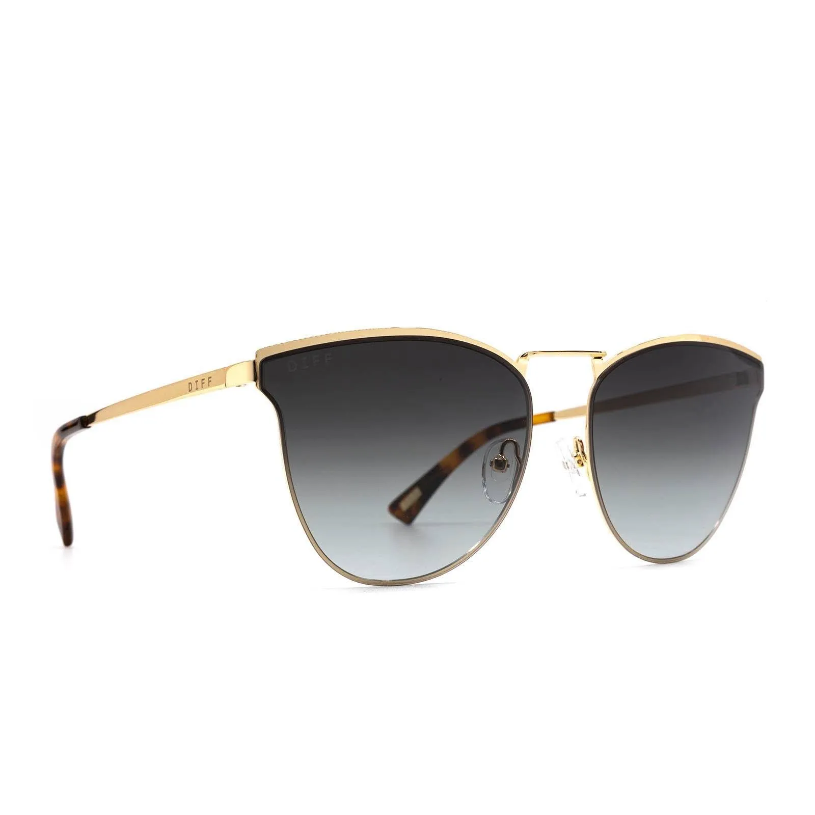 DIFF Eyewear - Sadie - Gold Grey Gradient