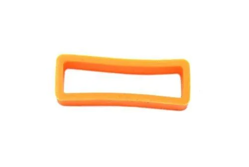 Durable Smooth Silicone Rubber Keeper Loops - Assorted Colors