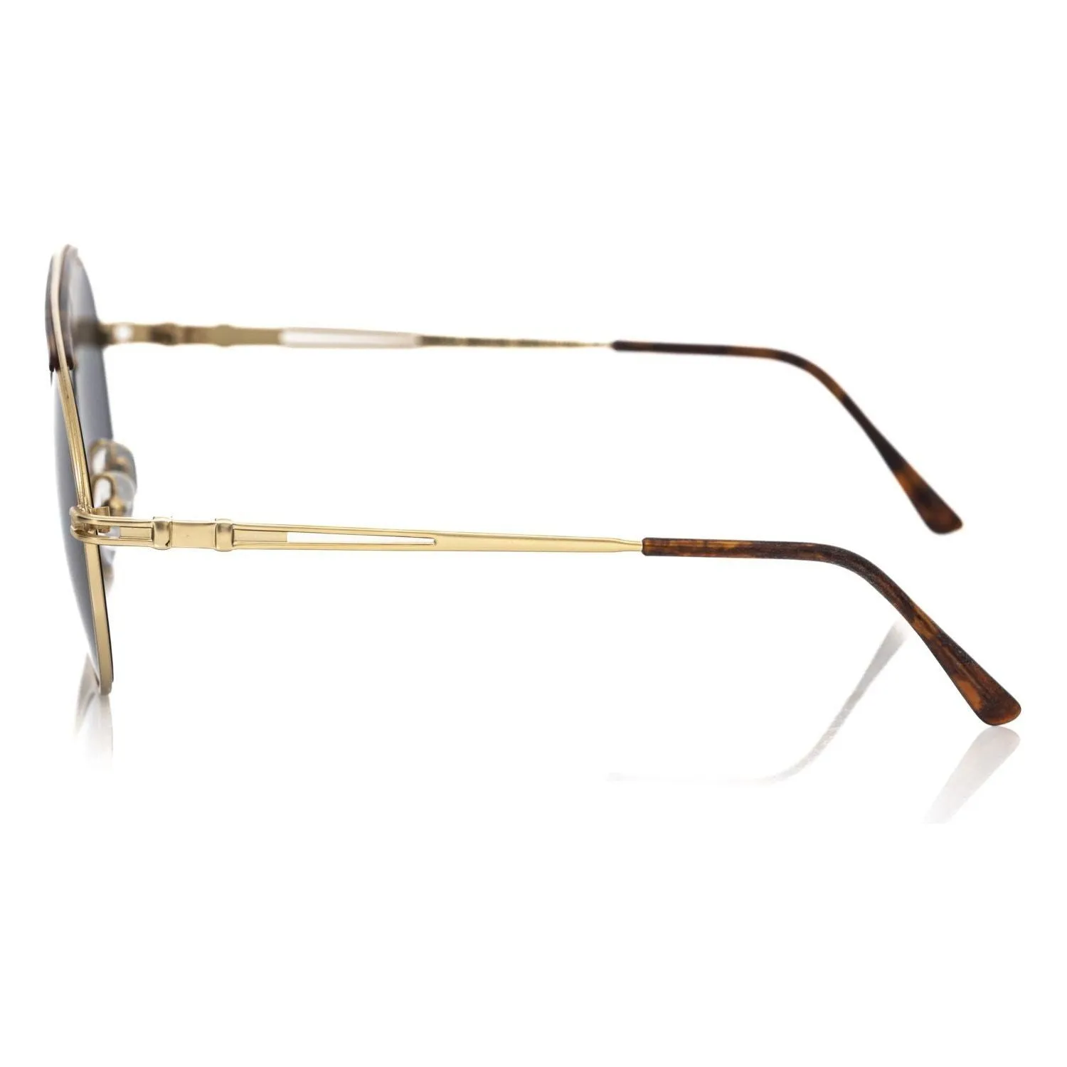 Frankie Morello Brown Metallic Sunglass for Men