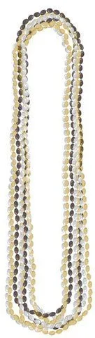 Glitz & Glam Metallic Bead Necklaces (8ct)