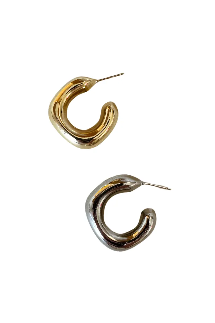 High Polish Abstract Hoops