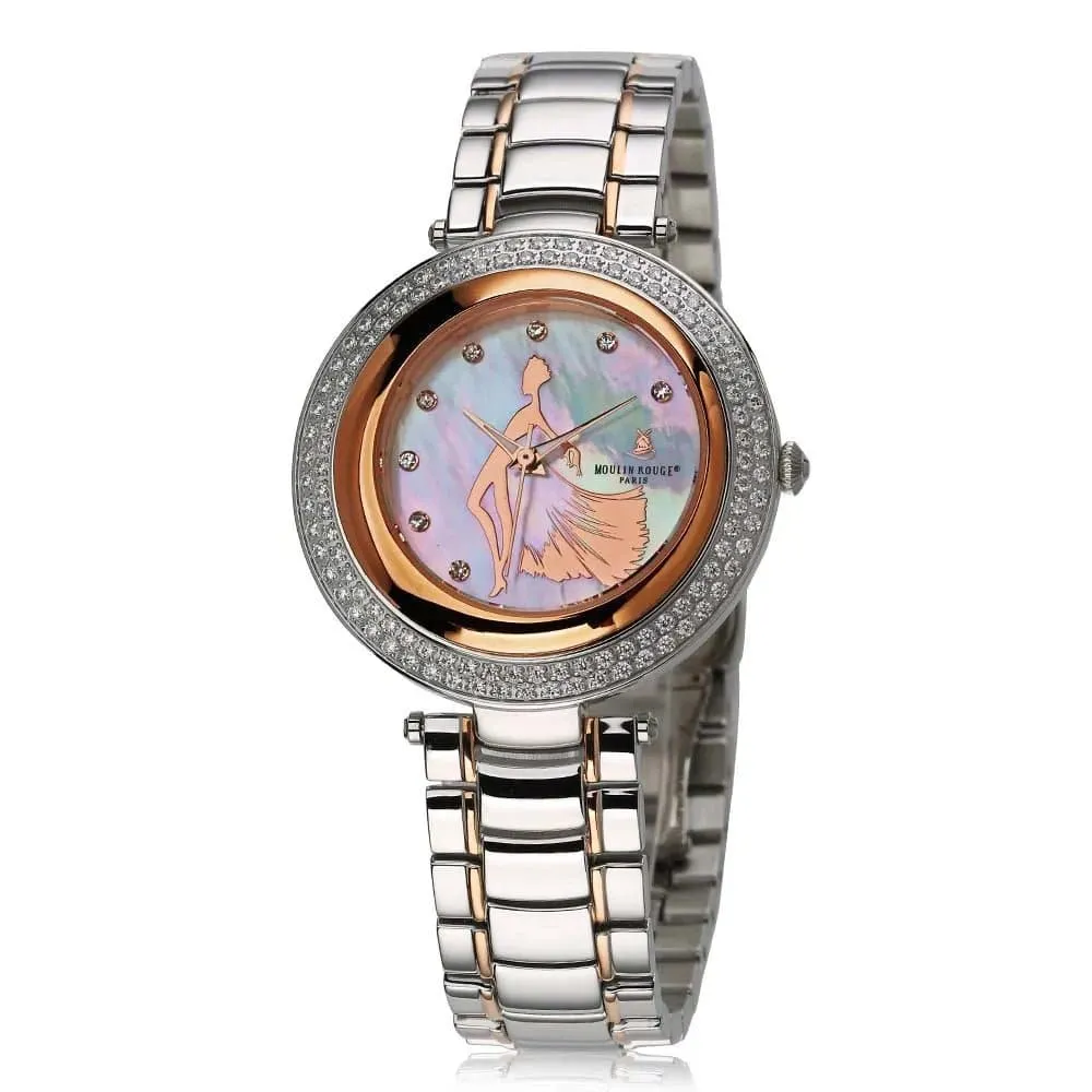 High-Quality Women's Quartz Watch with Sapphire Crystal and Stainless Steel Band