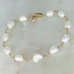 Jelly Bead Pearl Bracelet