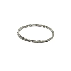 Julie Cohn Caviar Sterling Silver Bangle