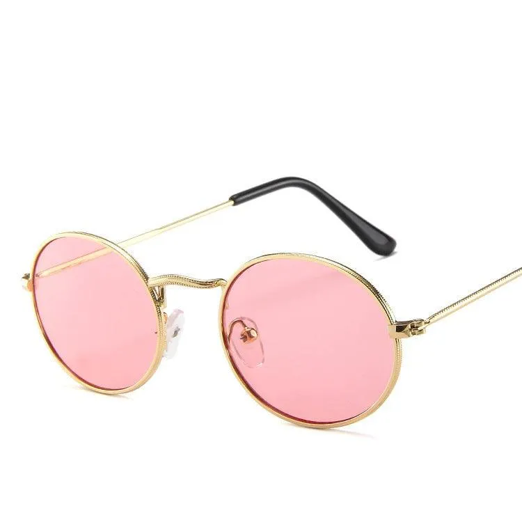 KittenAlarm - Ebony Round Frame Tinted Sunglasses