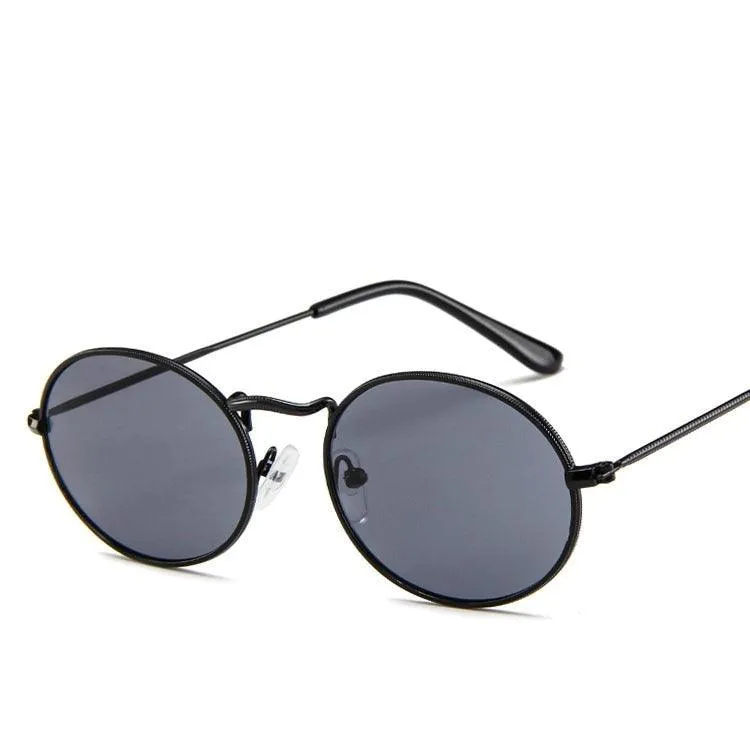 KittenAlarm - Ebony Round Frame Tinted Sunglasses