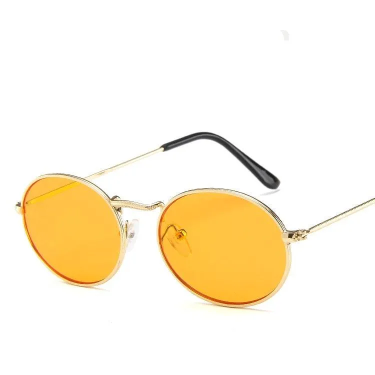 KittenAlarm - Ebony Round Frame Tinted Sunglasses