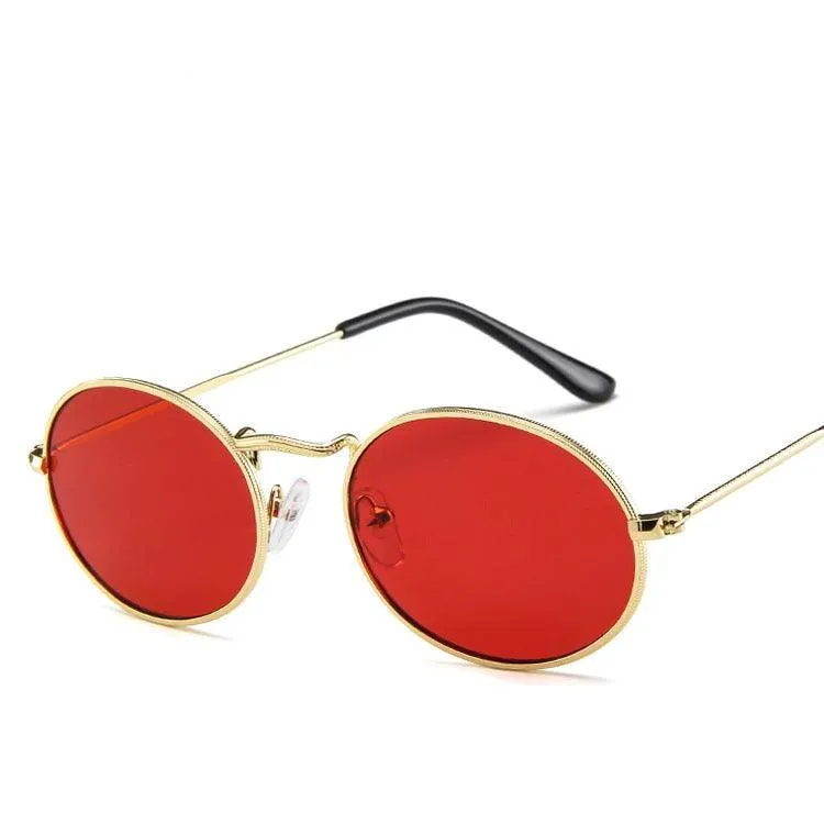 KittenAlarm - Ebony Round Frame Tinted Sunglasses