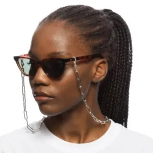 Le Specs Silver Bold Link Neck Chain