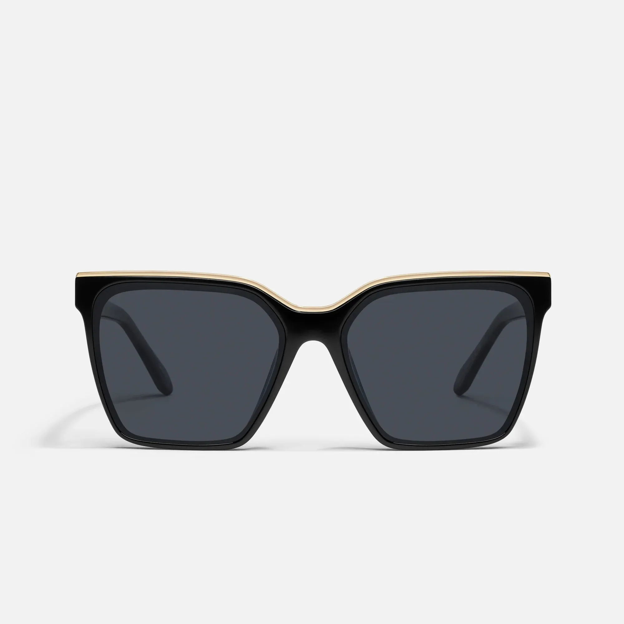 Level Up -Black Gold Frame / Smoke Polarized Lens