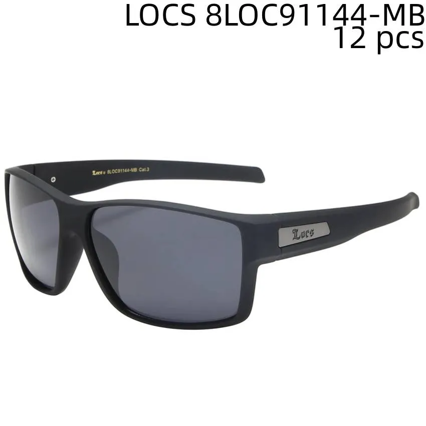 LOCS Wholesale Sunglasses 8LOC91144-MB