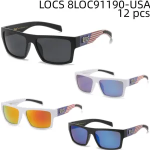 LOCS Wholesale Sunglasses 8LOC91190-USA