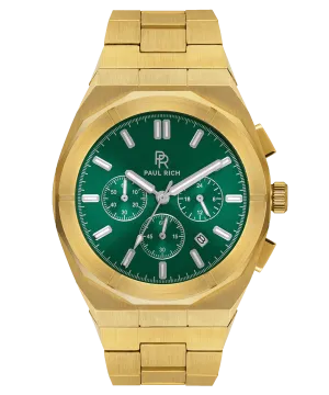 Motorsport Green Gold Steel