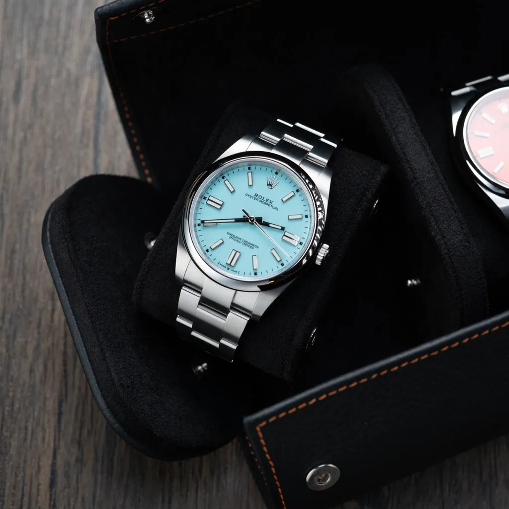 Noir Watch Roll – Three Watches