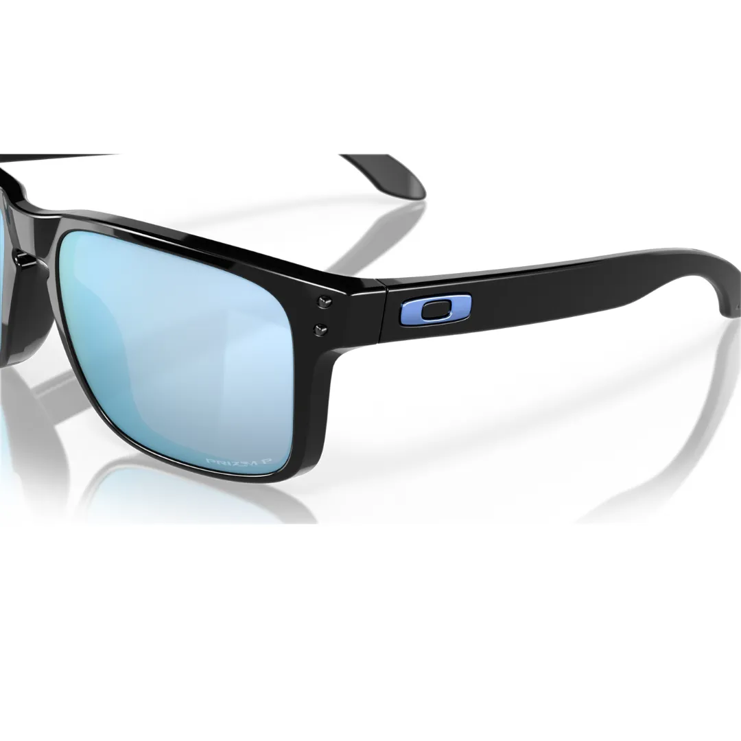 OAKLEY HOLBROOK POLISHED BLACK PRIZM DEEPWATER POLARIZED