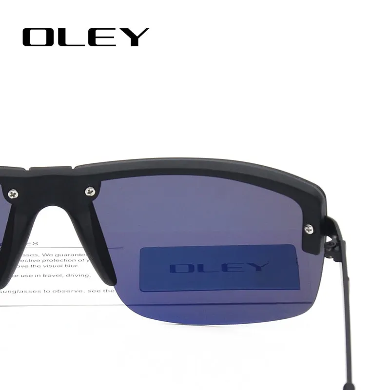 Oley Men's Frameless Polarized Sunglasses Classic Hd Pilot Uv400 Y4909