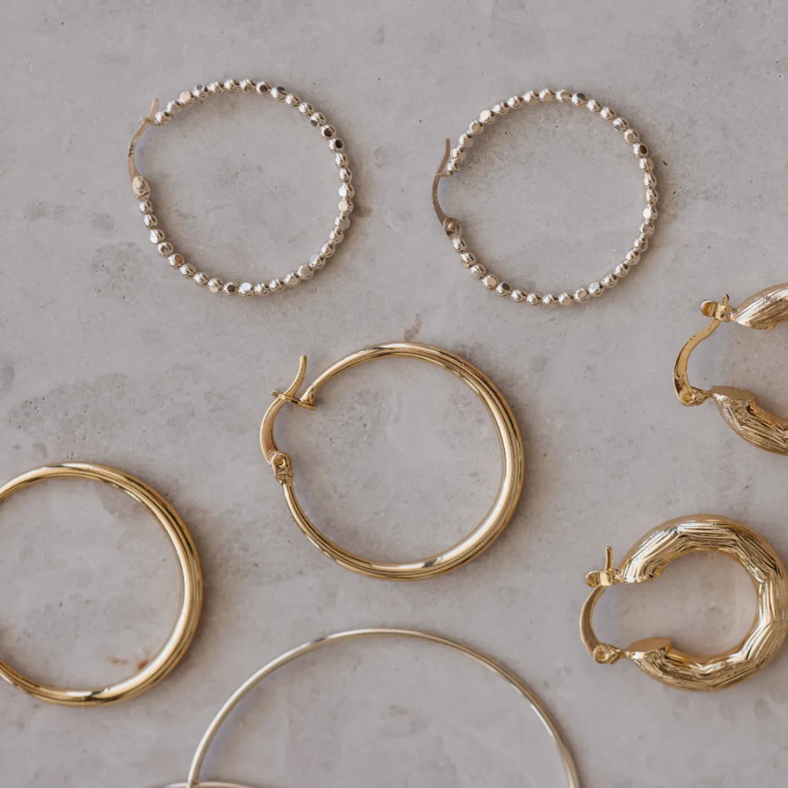 Philine Hoop Earrings - Gold