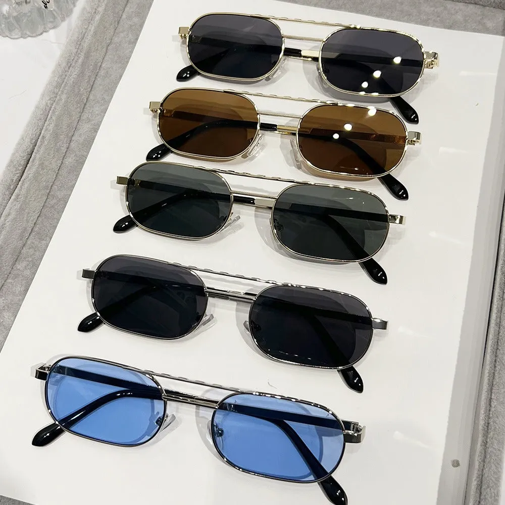 Pre Order:  Square Narrow Frame Sunglasses