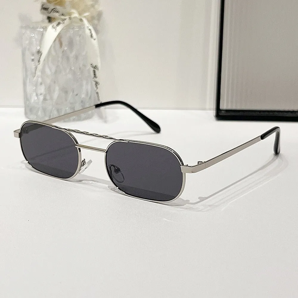 Pre Order:  Square Narrow Frame Sunglasses