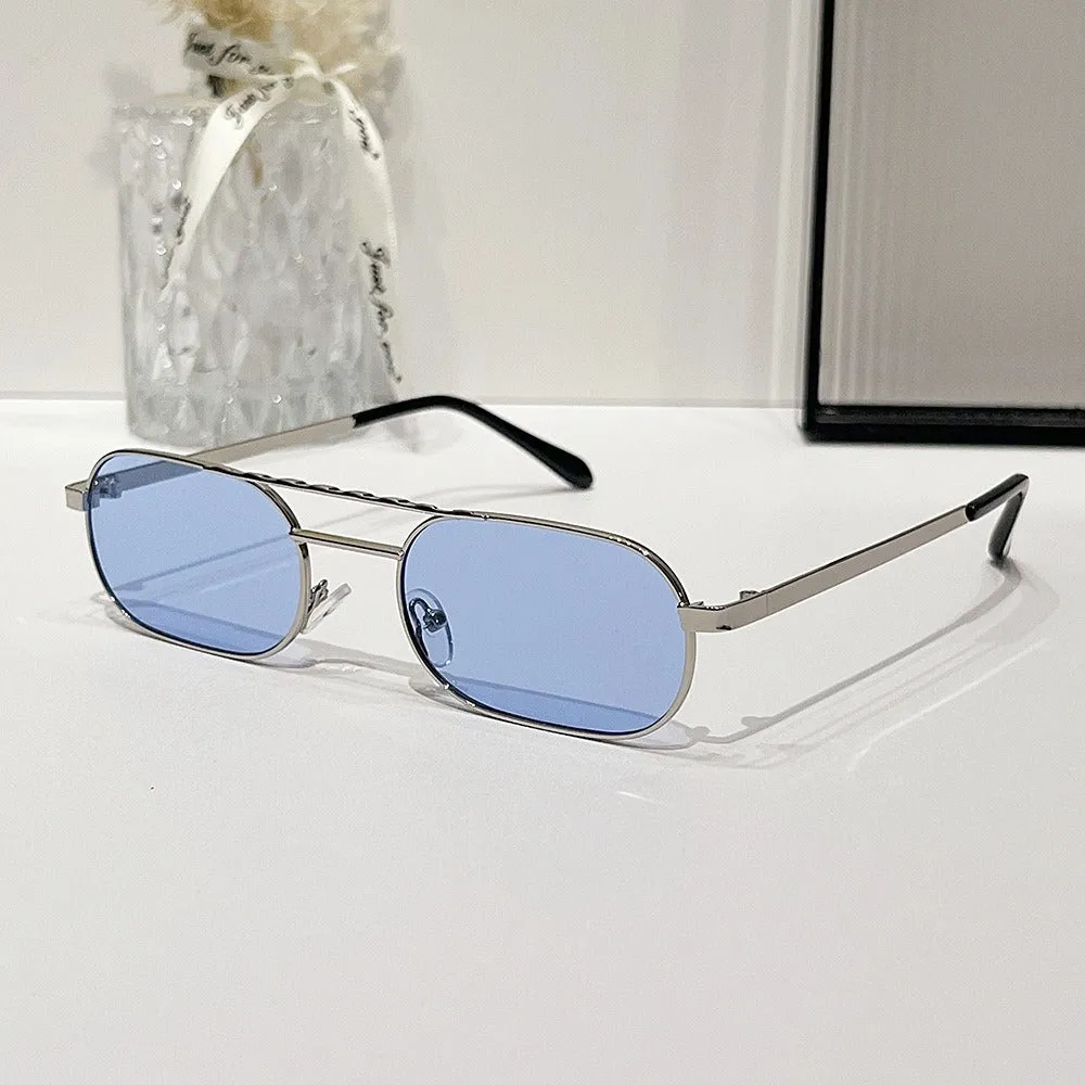 Pre Order:  Square Narrow Frame Sunglasses