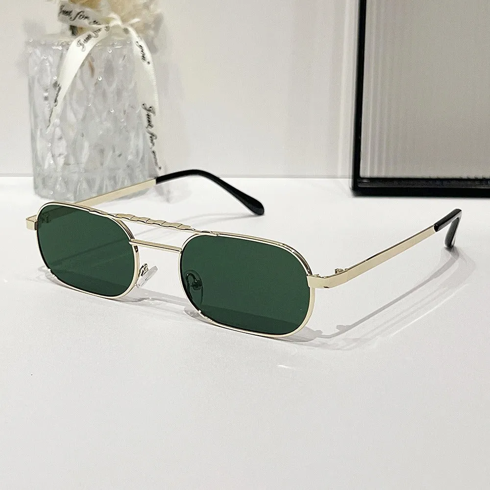 Pre Order:  Square Narrow Frame Sunglasses