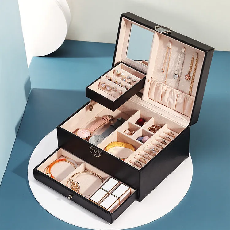 Premium Double Layer Jewelry Box