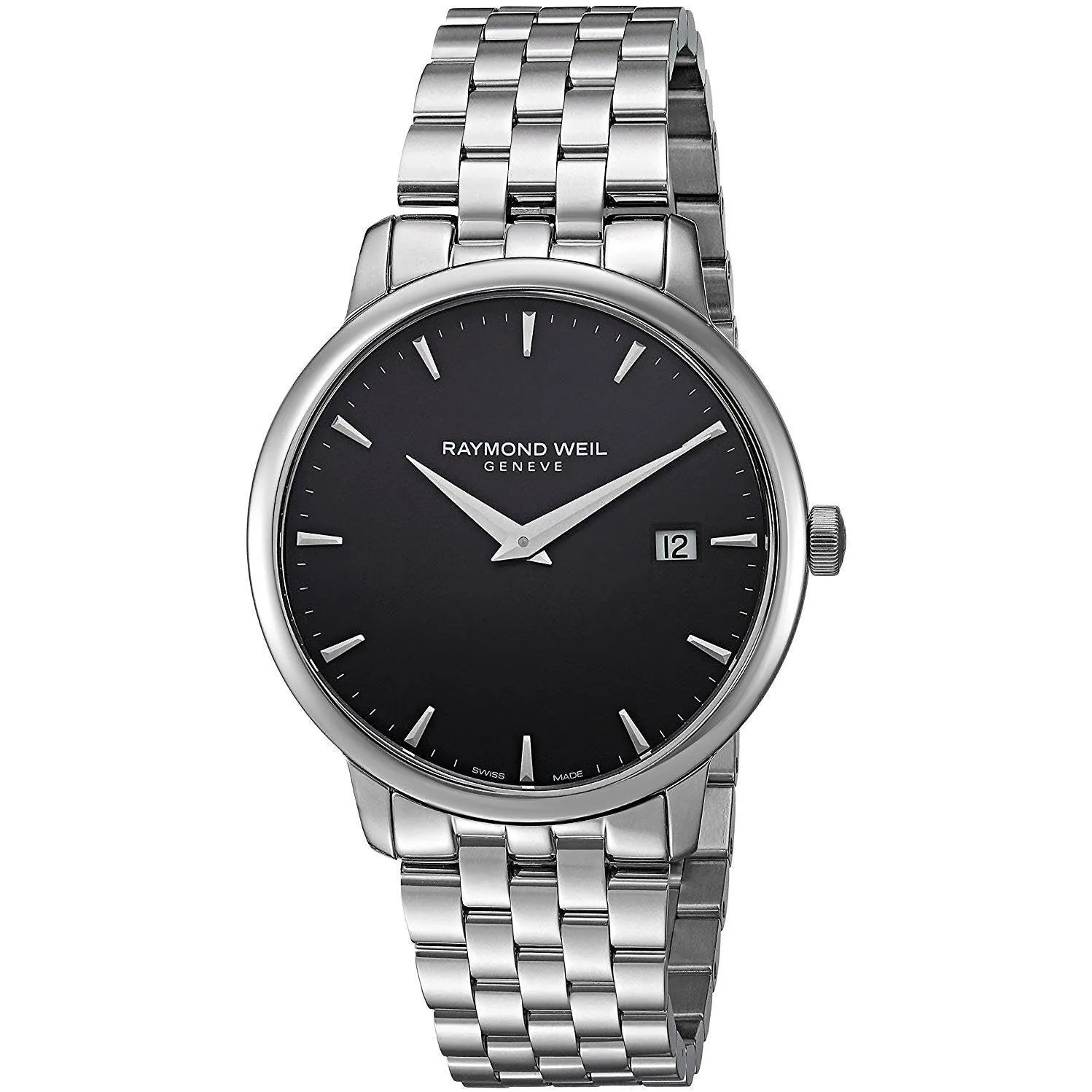 Raymond Weil Toccata Black Dial Stainless Steel Watch