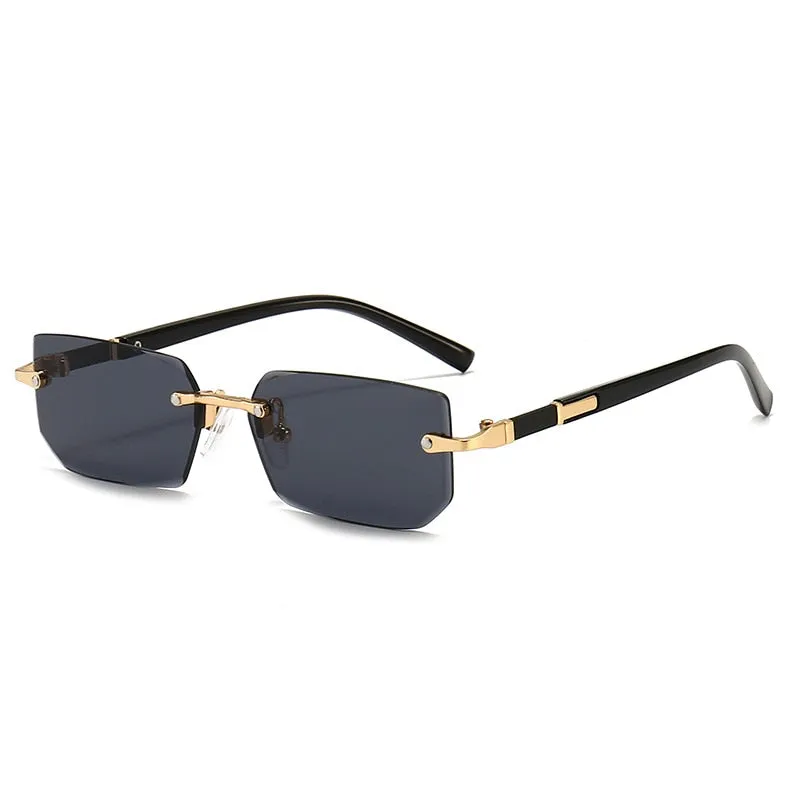 Stylish Rimless Sunglasses Perfect Unisex Gift