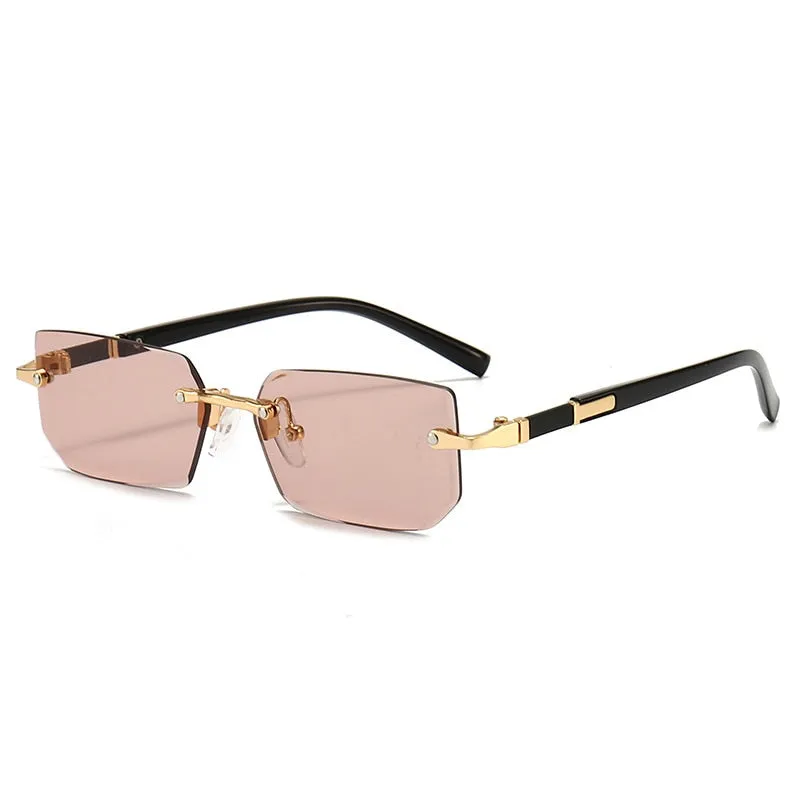 Stylish Rimless Sunglasses Perfect Unisex Gift